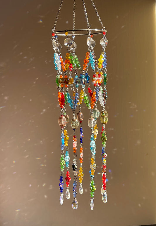 Rainbow Maker Colorful Crystal Mobile