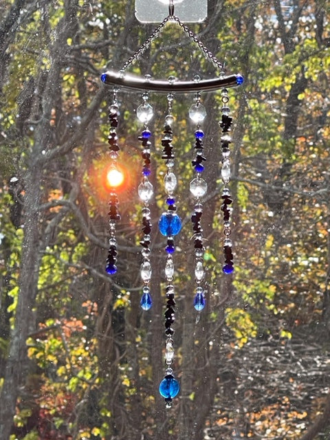 Lapis Lazuli Crystal Sun Catcher for Windows