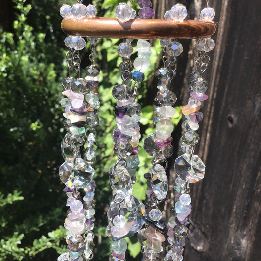 Flourite Crystal Boho Home Decor Sun Catcher