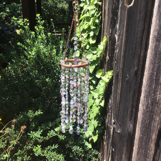 Flourite Crystal Boho Home Decor Sun Catcher
